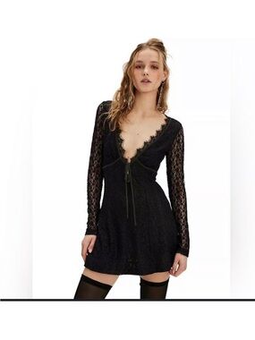 knee length dresses for ladies Free People Roadhouse Mini Dress – Josie's Boutique main image 1